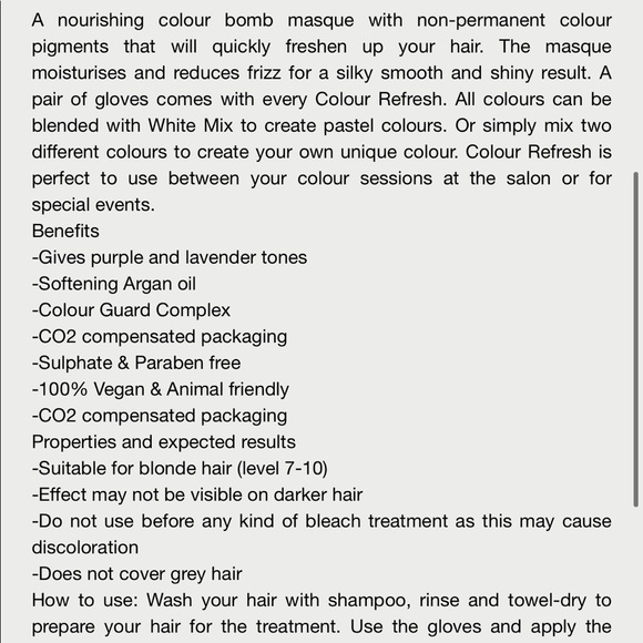 Maria Nila Lavender Colour Refresh - Picture 3 of 4